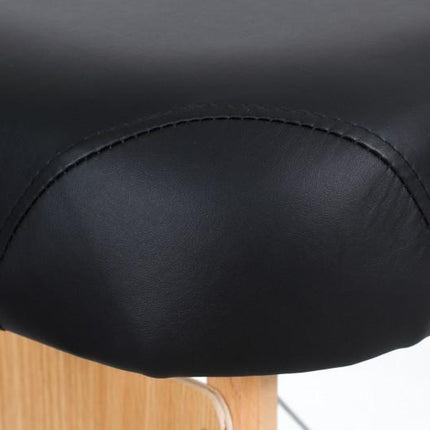 RESTPRO Inklapbare Massagetafel VIP 3 Zwart - demassageshop.nl