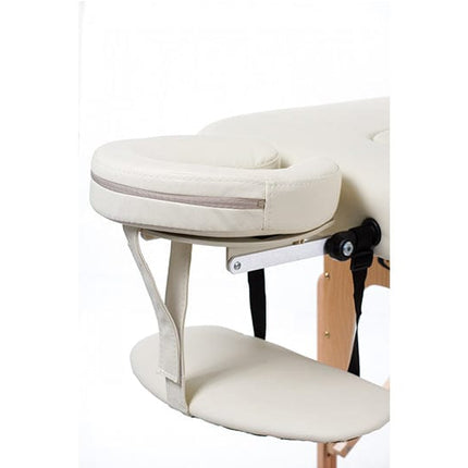 RESTPRO Inklapbare Massagetafel VIP 4 Créme - demassageshop.nl