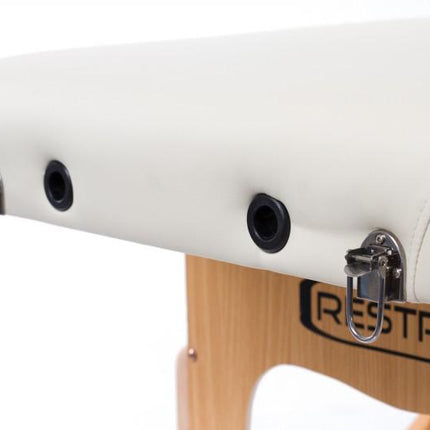 RESTPRO Inklapbare Massagetafel VIP 4 Créme - demassageshop.nl