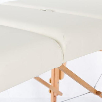 RESTPRO Inklapbare Massagetafel VIP 4 Créme - demassageshop.nl
