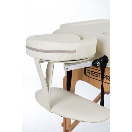 RESTPRO Inklapbare Massagetafel VIP 3 Créme - demassageshop.nl