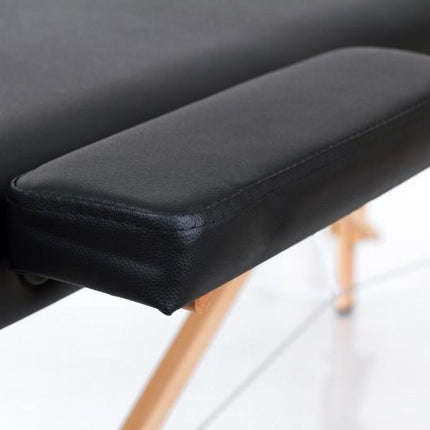 RESTPRO Inklapbare Massagetafel Classic 2 Zwart - demassageshop.nl