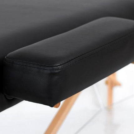 RESTPRO Inklapbare Massagetafel VIP 3 Zwart - demassageshop.nl