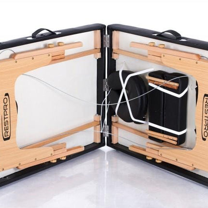 RESTPRO Inklapbare Massagetafel VIP 2 Zwart