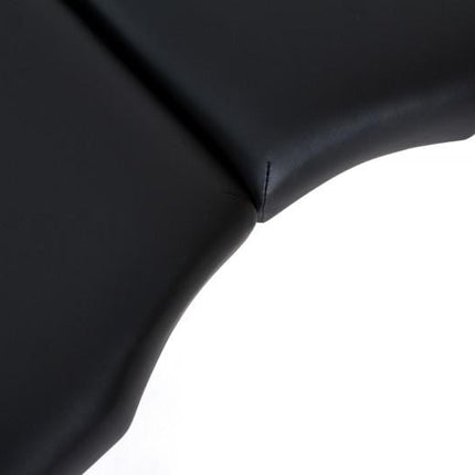 RESTPRO Inklapbare Massagetafel VIP Oval 2 Zwart - demassageshop.nl