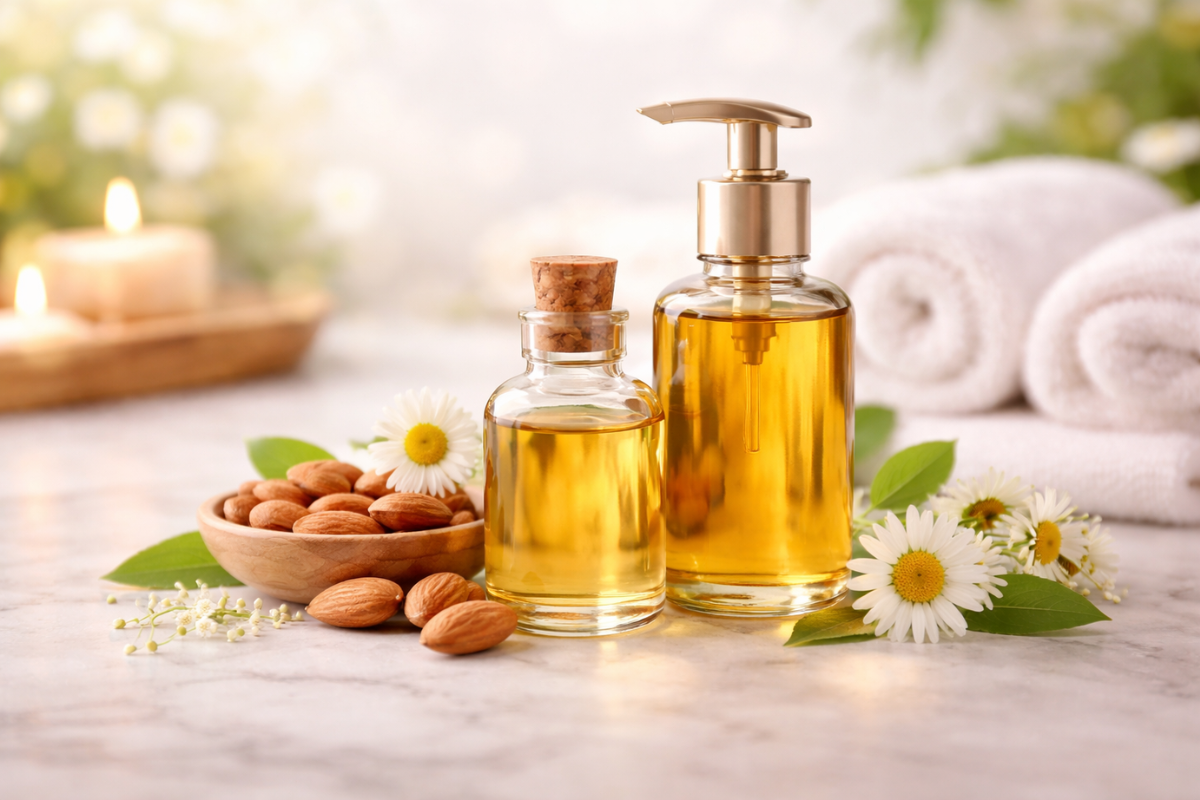 Beste massageolie voor gevoelige huid: veilige en natuurlijke keuzes