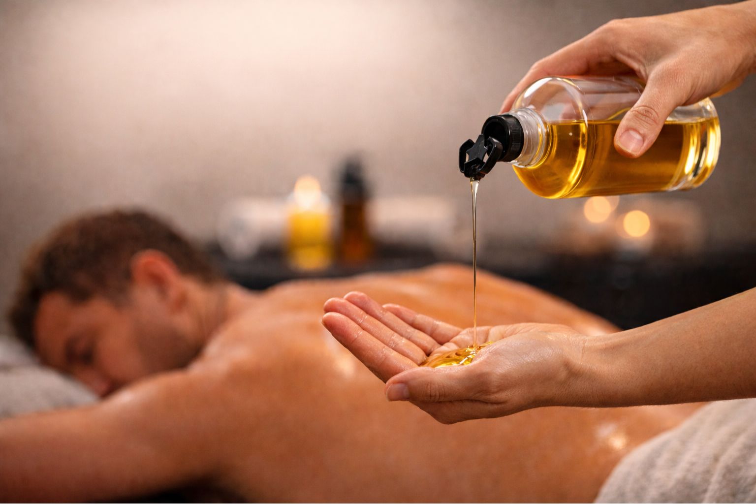 Hoeveel massageolie gebruik je per massage?