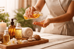 Welke massageolie kiezen? Complete gids voor therapeuten