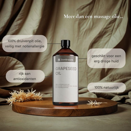 ZenGrowth Druivenpitolie 100% Natuurlijk 1l