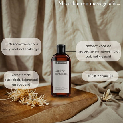 ZenGrowth Abrikozenpit olie 100% Natuurlijk 150ml