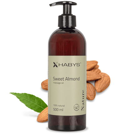 Massageolie Zoete Amandelolie - 100% Natuurlijk - 500ml