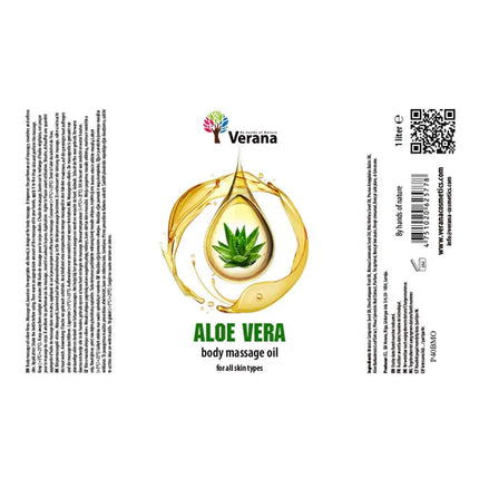 Verana Natuurlijke Massageolie Aloe Vera 1L
