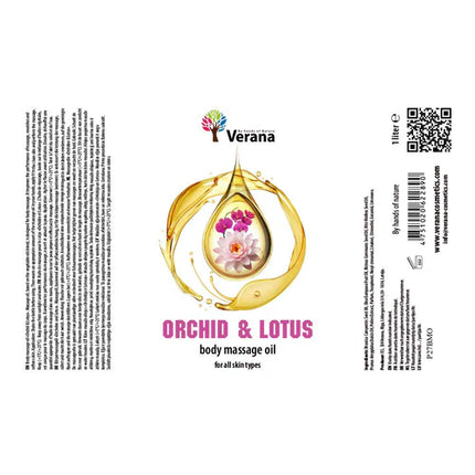 Verana Massageolie Orchidee Lotus - 1L