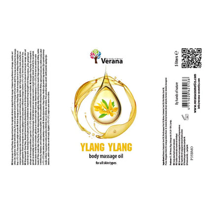 Verana Massageolie Ylang Ylang - 100% Natuurlijk - 5L