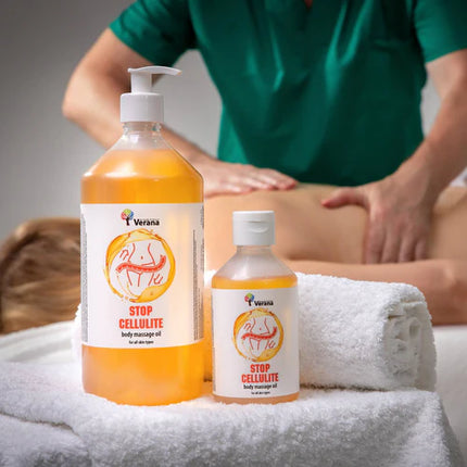 Verana Massageolie Stop Cellulite - 100% Natuurliijk - 250 ml