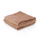 2x Microvezel massage handdoek 45 x 90 cm bruin