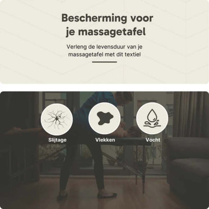 Microvezel massage handdoek XXL - Grijs - 100 x 220 cm