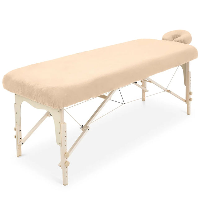 ZenGrowth Microvezel Hoeslakenset Massagetafel Zandbeige