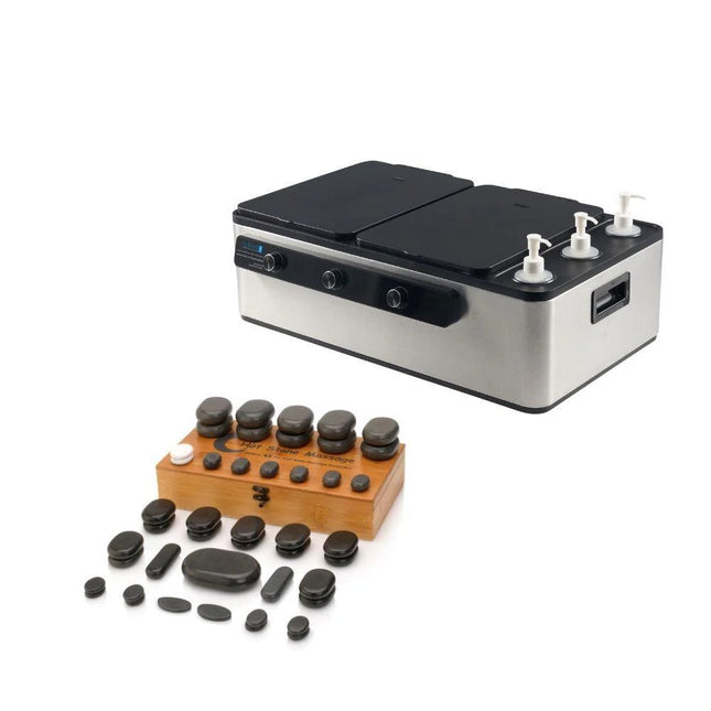 3 in 1 Hotstone heater + 45 stenen