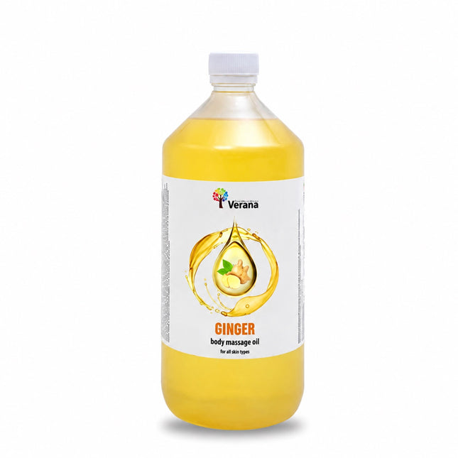 Verana Massageolie Gember - 100% Natuurlijk - 1L