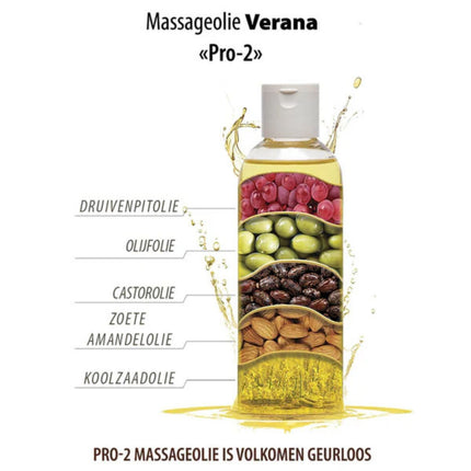 Verana Massageolie PRO-2 - 100% Natuurlijk - 5L