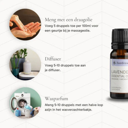 ZenGrowth Etherische Olie Lavendel 10ml