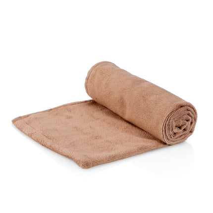 2x Microvezel massage handdoek 45 x 90 cm bruin