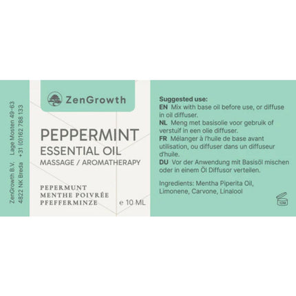 ZenGrowth Etherische Olie Pepermunt 10ml