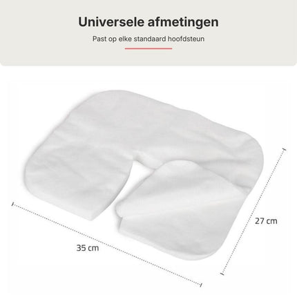 Disposable hoofdsteunhoezen massagetafel (100 stuks)