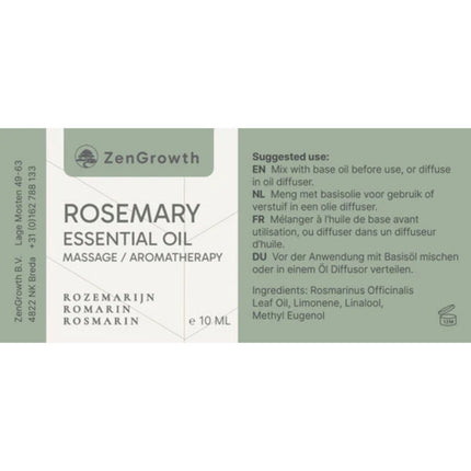 ZenGrowth Etherische Rozemarijn 10ml