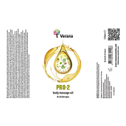 Verana Massageolie PRO-2 - 100% Natuurlijk - 5L