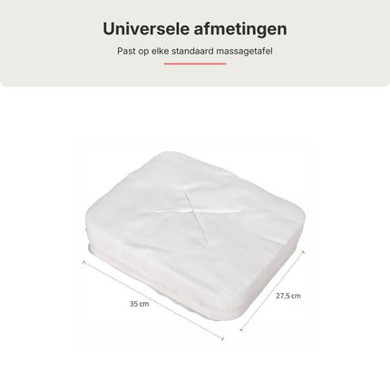 Disposable facecovers met uitsparing massagetafel (100 stuks)