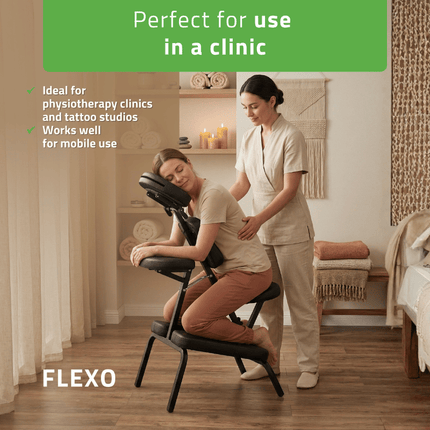 HABYS Inklapbare Massagestoel Flexo Zwart