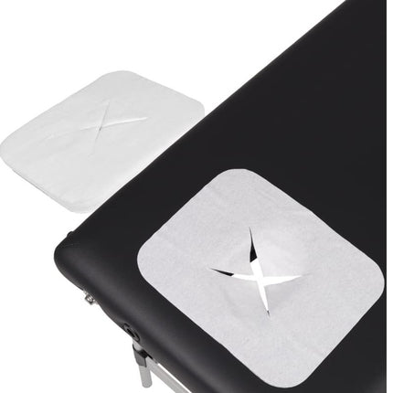 Disposable facecovers met uitsparing massagetafel (100 stuks)