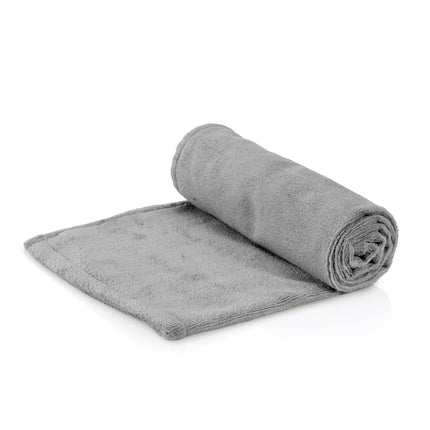2x Microvezel massage handdoek 45 x 90 cm grijs