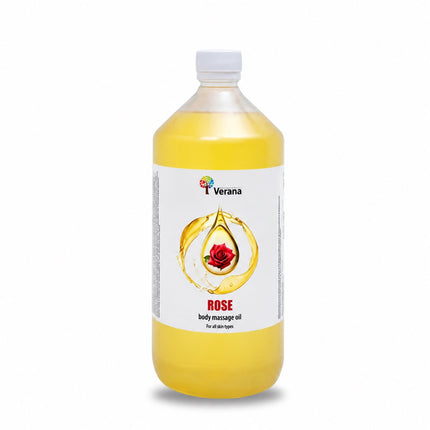 Verana Massageolie Rozen - 100% Natuurlijk - 1L