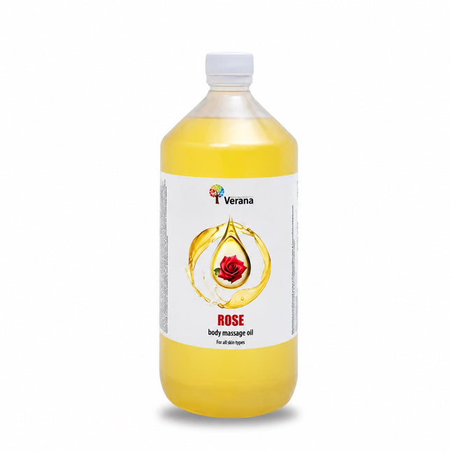 Verana Massageolie Rozen - 100% Natuurlijk - 1L