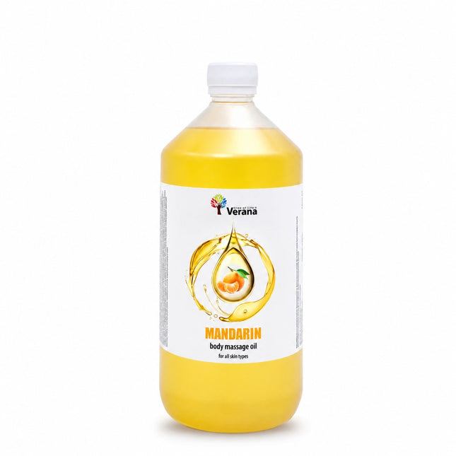 Verana Massageolie Mandarijn - 100% Natuurlijk - 1L