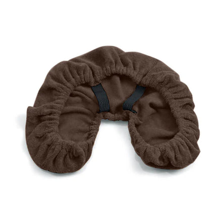 Badstof hoofdsteunhoes massagetafel - Chocoladebruin