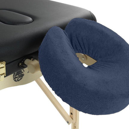 Badstof hoofdsteunhoes massagetafel - Marineblauw