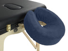 Badstof hoofdsteunhoes massagetafel - Marineblauw