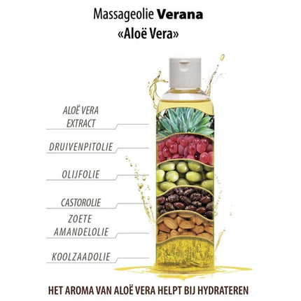 Verana Natuurlijke Massageolie Aloe Vera 250ml