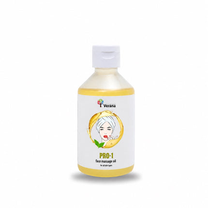 Verana Gezichtsmassageolie PRO-1 - 100% Natuurlijk - 250ml