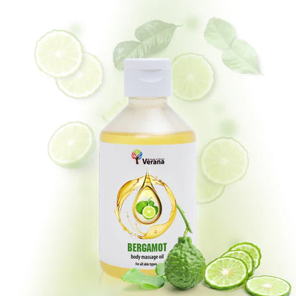 Verana Massageolie Bergamot - 100% Natuurlijk - 250ml