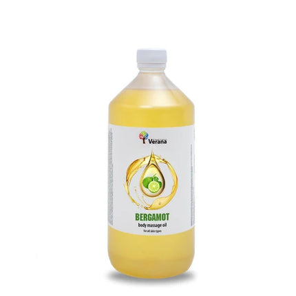 Verana Massageolie Bergamot - 100% Natuurlijk - 1L