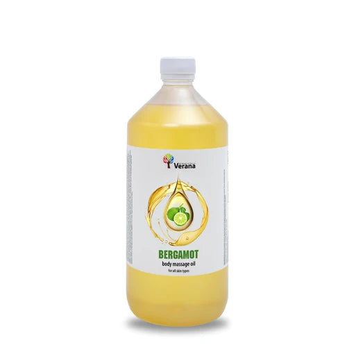 Verana Massageolie Bergamot - 100% Natuurlijk - 1L