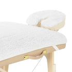 Fluffy Fleece Hoeslaken Wit Met Hoofdsteunhoesje