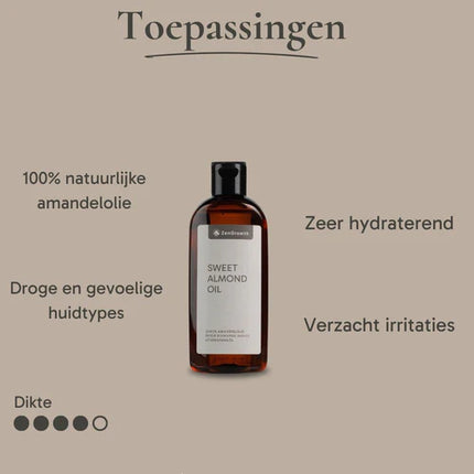 ZenGrowth Zoete Amandeolie 100% Natuurlijk 150ml