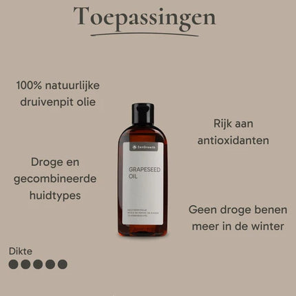 ZenGrowth Druivenpitolie 100% Natuurlijk 150ml