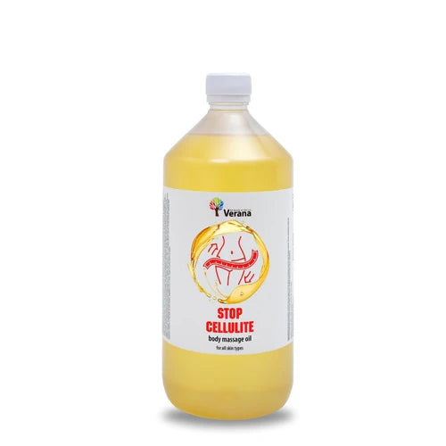 Verana Massageolie Stop Cellulite - 100% Natuurliijk - 1L